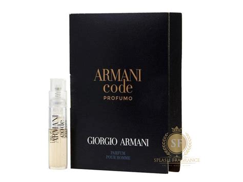 armani code profumo sample.